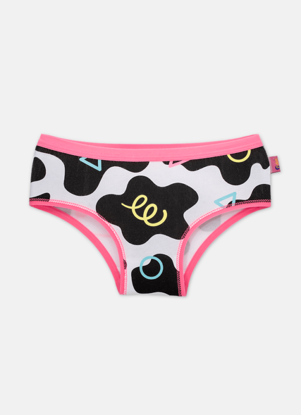 Calcinha Boneca Menina Kids Algodão Vaca Colorful - Imagem 3
