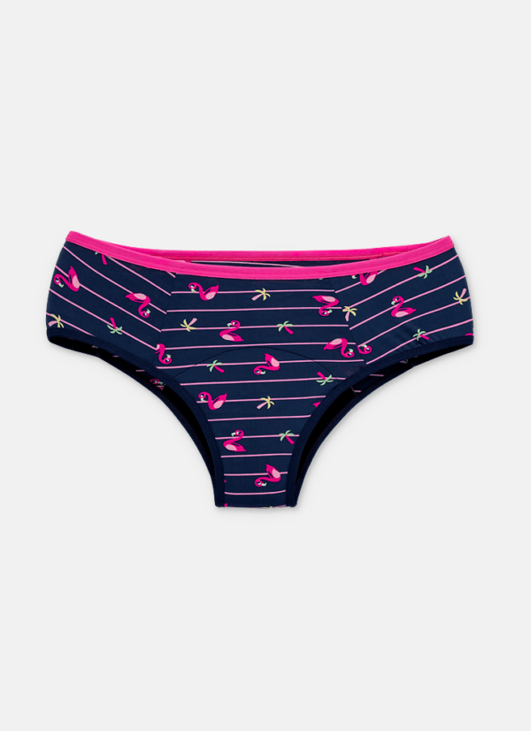 Calcinha Boneca Microfibra Feminina Flamingo - Imagem 3