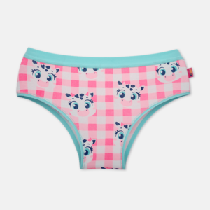 Calcinha Boneca Algodão Menina Teen Vaca Romântica