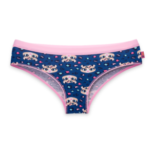 Calcinha Boneca Feminina Algodão Onça