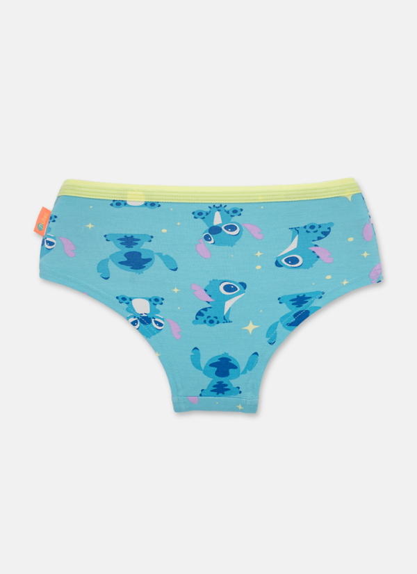 Calcinha Caleçon Viscolycra Menina Stitch - Imagem 2