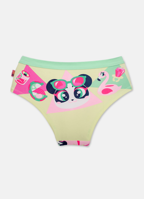 Calcinha Caleçon Algodão Menina Teen Panda Miami - Imagem 2