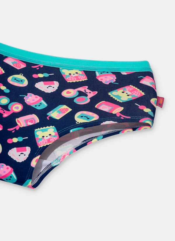 Calcinha Caleçon Adulto Algodão Unicórnio Kawaii - Imagem 3