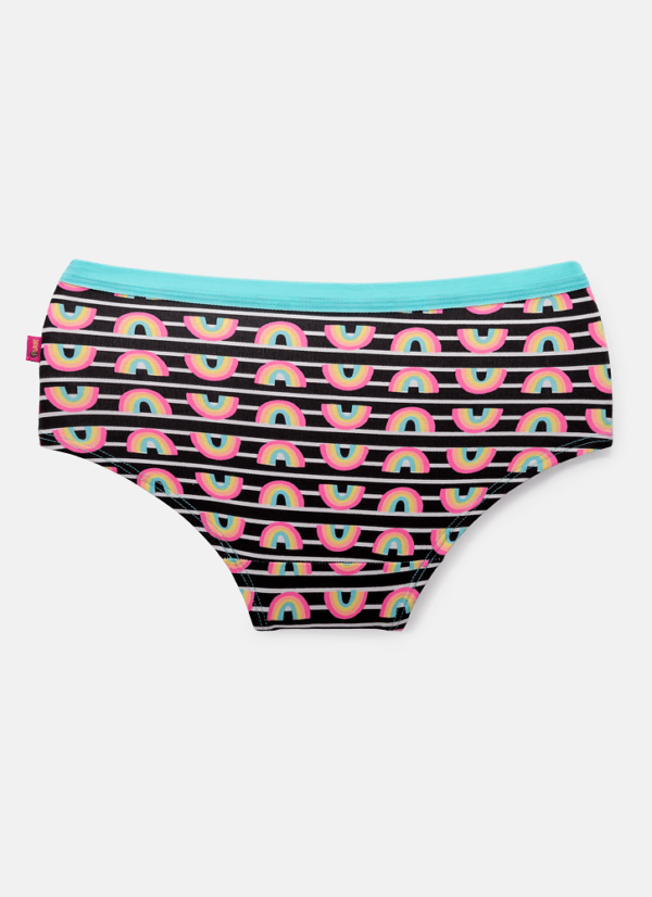 Calcinha Caleçon Algodão Feminina Cisne Rainbow - Imagem 2