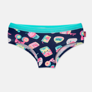 Calcinha Caleçon Menina Algodão Unicórnio Kawaii