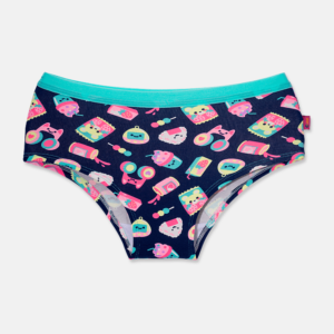 Calcinha Caleçon Adulto Algodão Unicórnio Kawaii