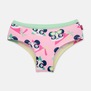 Calcinha Caleçon Algodão Menina Panda Miami