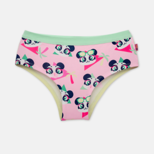 Calcinha Caleçon Algodão Menina Teen Panda Miami