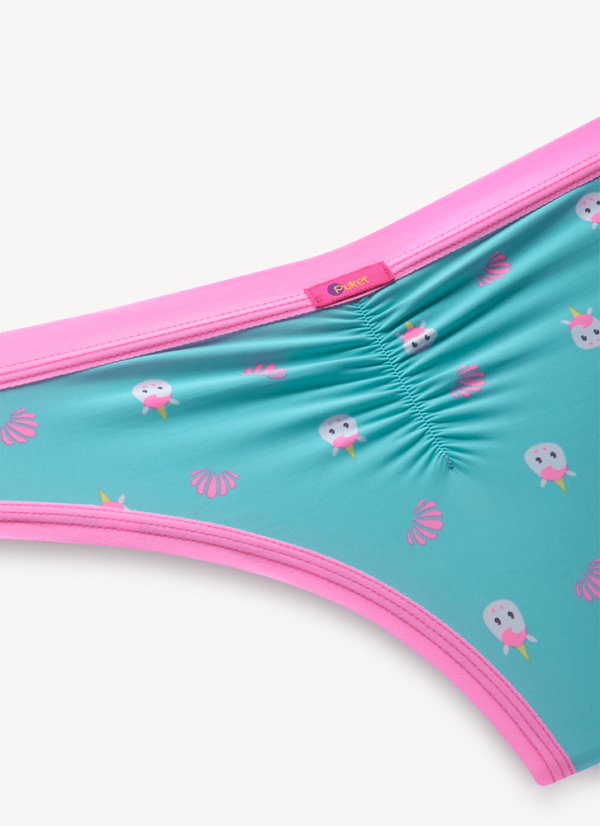 Calcinha Fio Dental Microfibra Feminina Unicórnio - Imagem 3