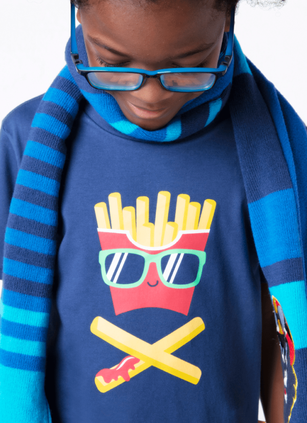 Camiseta Infantil Manga Curta Algodão Junk Food - Imagem 2