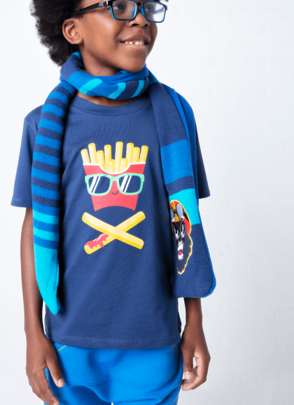 Camiseta Infantil Manga Curta Algodão Junk Food - Imagem 3