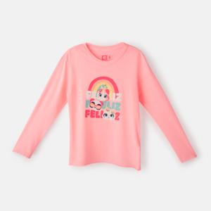 Camiseta Infantil Manga Longa Algodão Multibichos