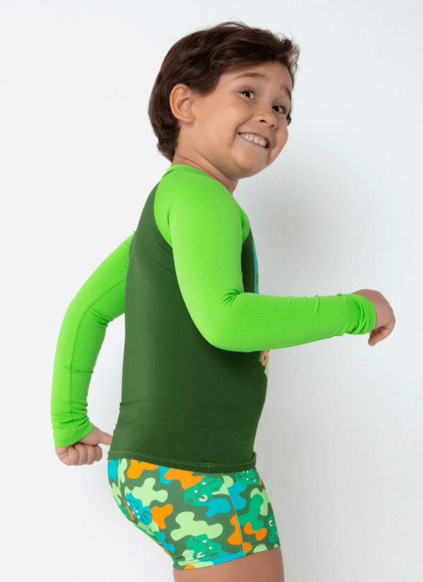 Camiseta Manga Longa Menino Dino Trio - Imagem 2