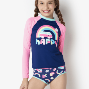 Camiseta Manga Longa Menina Teen Gata Fun