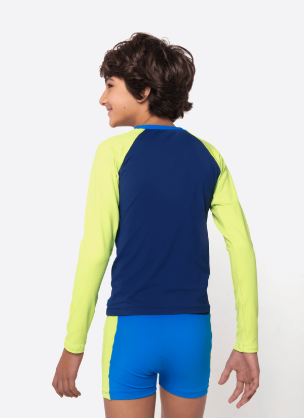 Camiseta Manga Longa Menino Teen Color Block - Imagem 2