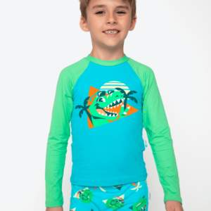 Camiseta Manga Longa Menino Dino Miami