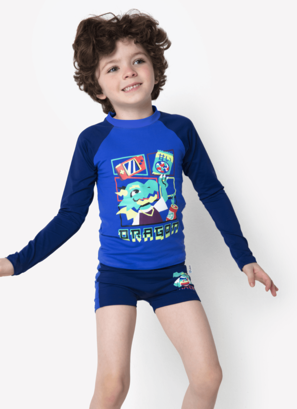 Camiseta Manga Longa Menino Dragão Street - Imagem 2