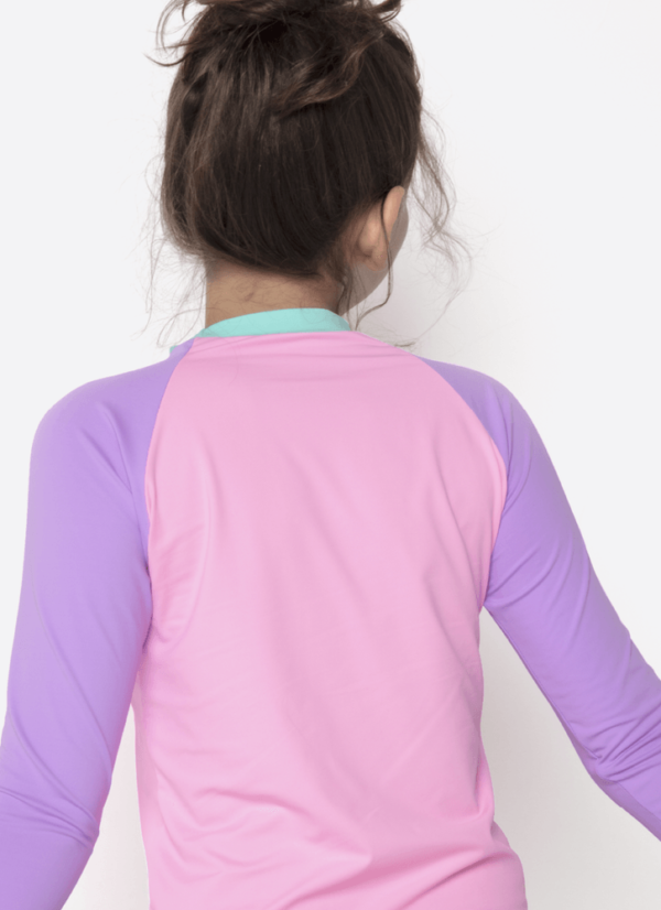 Camiseta Manga Longa Menina Teen Color Block - Imagem 2