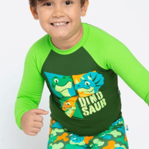 Camiseta Manga Longa Menino Dino Trio