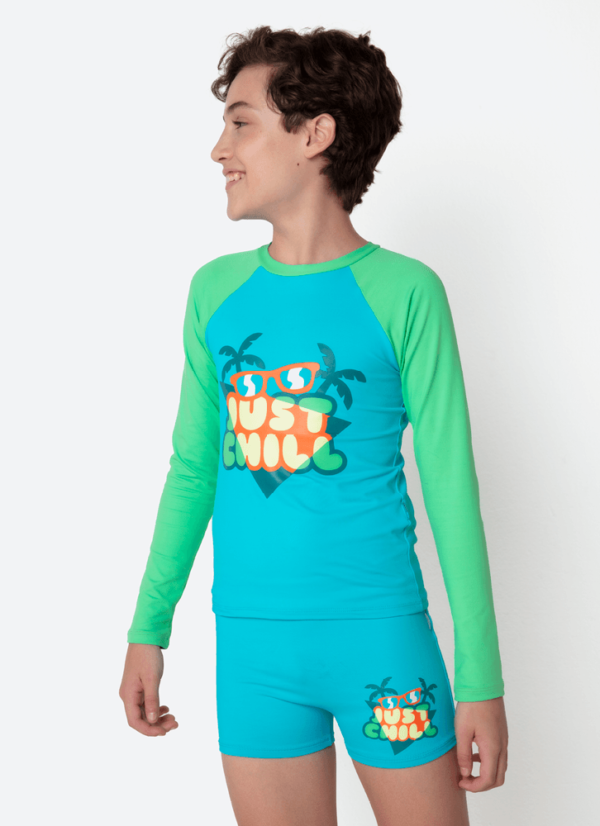 Camiseta Manga Longa Menino Teen Dino Miami - Imagem 2