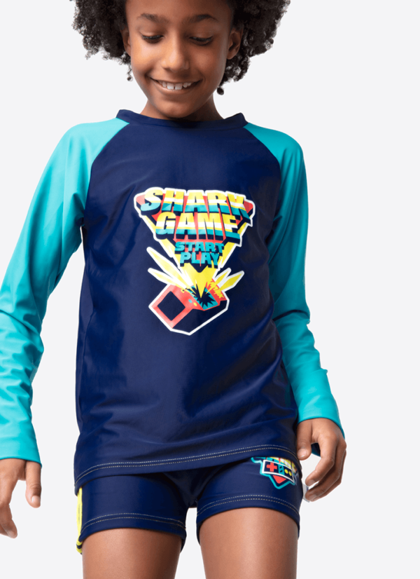 Camiseta Menino Tubarão Games - Imagem 3