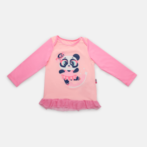 Camiseta Menina Panda