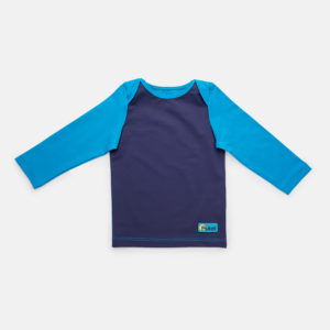 Camiseta Praia com Proteção Solar Bebê Menino Color Block