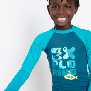 Camiseta com Proteção Solar Menino Submarino