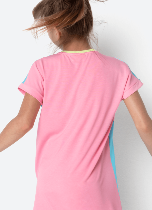 Camisola Manga Curta Viscolycra Menina Teen Stitch - Imagem 4