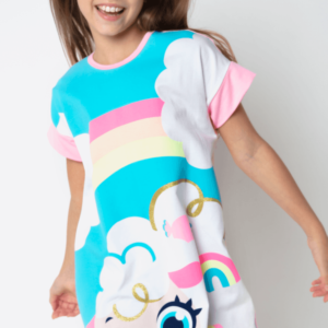 Camisola Manga Curta Viscolycra Menina Teen Ovelha