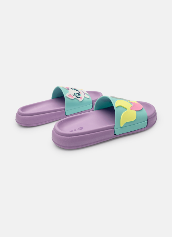 Chinelo Slide Menina Pet Sereia - Imagem 3
