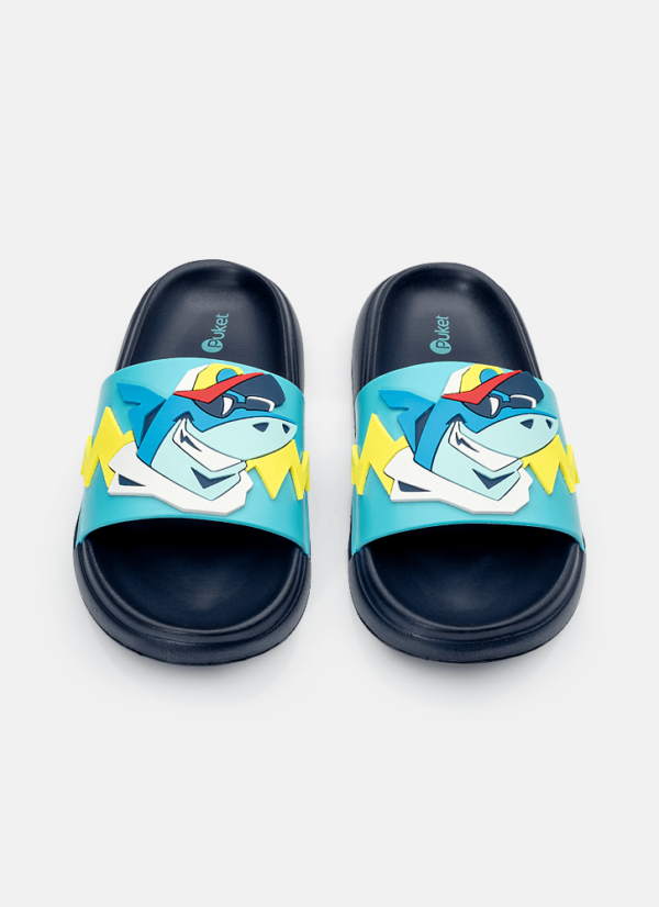 Chinelo Slide Menino Tubarão Hip Hop - Imagem 2