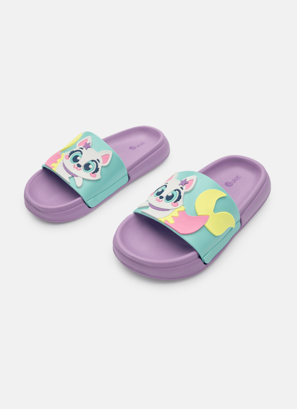Chinelo Slide Menina Pet Sereia - Imagem 2