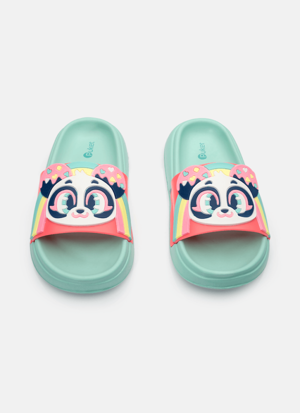 Chinelo Slide Menina Panda Donuts - Imagem 2