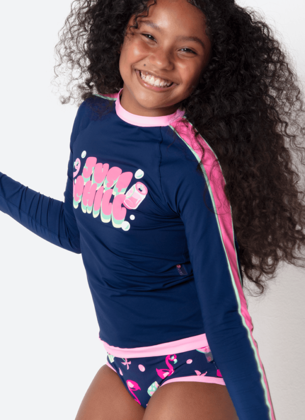 Conjunto Camiseta e Calcinha Menina Teen Panda Miami - Imagem 2