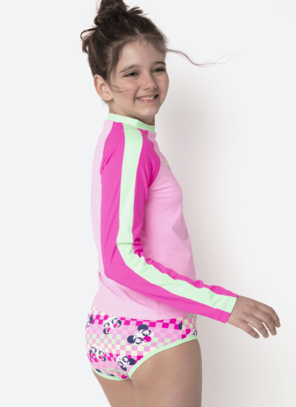 Conjunto Camiseta e Calcinha Menina Teen Panda Miami - Imagem 2