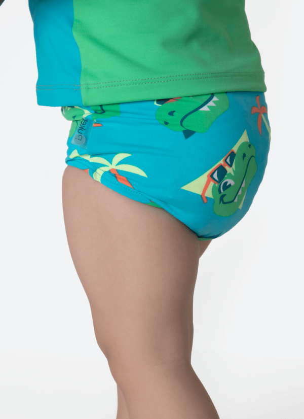 Conjunto Camiseta e Sunga Bebê Menino Dino Miami - Imagem 3