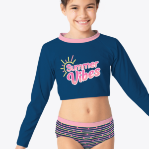 Conjunto Cropped e Calcinha Menina Gata