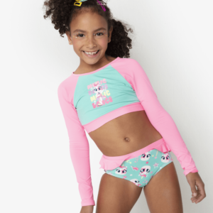 Conjunto Cropped Menina Unicornio PopStar