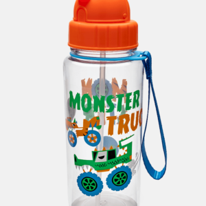 Garrafa com Canudo Monster Truck