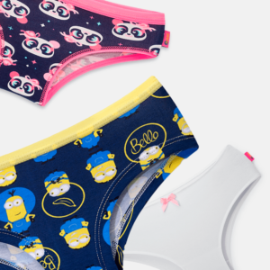 Kit Calcinhas Fun Menina Kids Minions