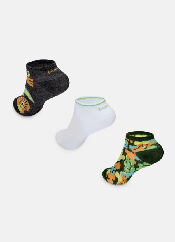 Kit com 3 meias Menino Dino Trio - Imagem 3