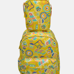 Kit Mochila com Rodinha e Lancheira Térmica Minions