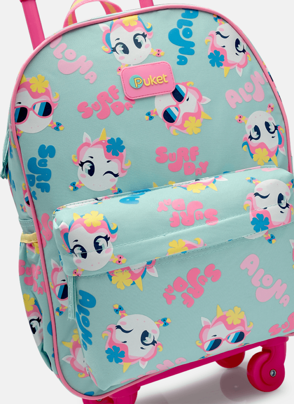 Kit Mochila + Lancheira Unicórnio Aloha - Imagem 6