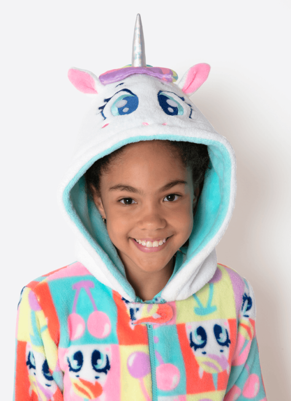 Macacão Manga Longa Soft Menina Teen Unicórnio Cherry - Imagem 2