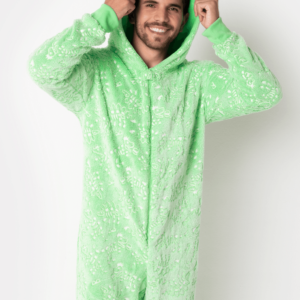 Macacão Manga Longa Adulto Soft Dinossauro Fósseis Brilha no Escuro R$ 369,90