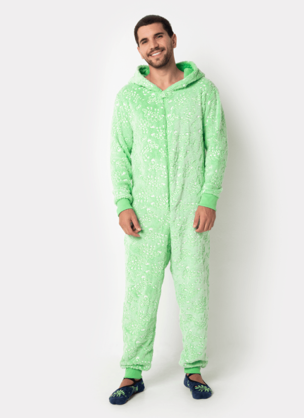 Macacão Manga Longa Adulto Soft Dinossauro Fósseis Brilha no Escuro R$ 369,90 - Imagem 2