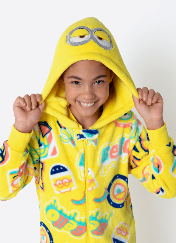 Macacão Manga Longa Soft Teen Unissex Minions - Imagem 4