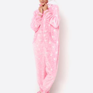 Macacão Manga Longa Soft Feminino Gata Romântica