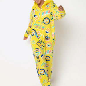Macacão Manga Longa Soft Adulto Unissex Minions